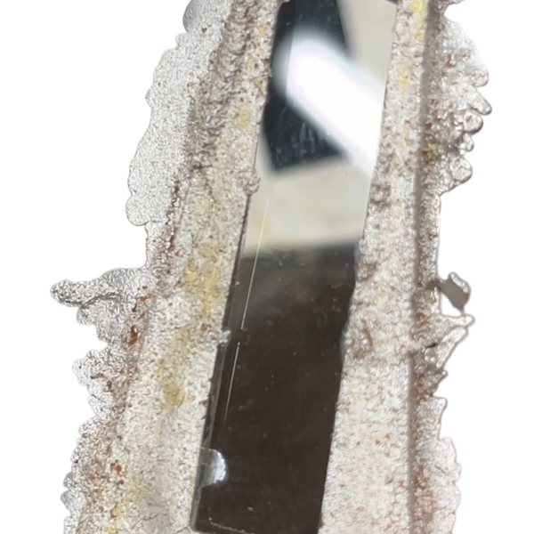 experimental object made from glass and tin