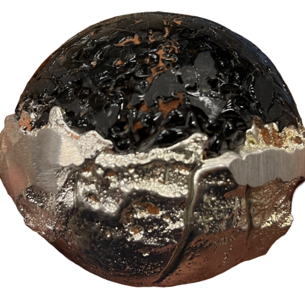 experimental object made from glass and tin