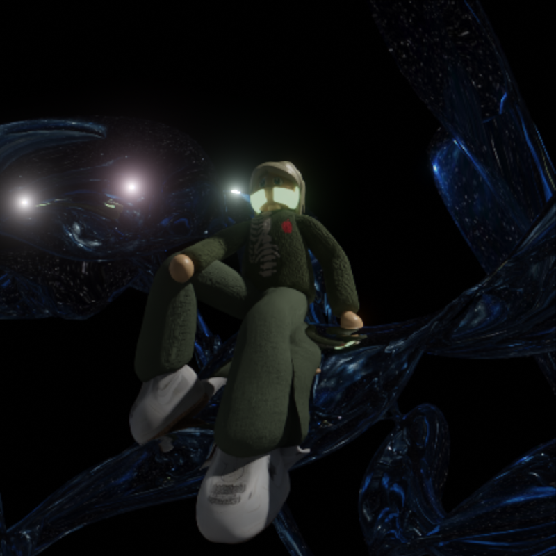 3d visual design made in blender